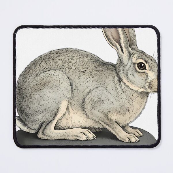 Item preview, Vintage Naturalist Scrub Hare - Antique Winter Wildlife Print designed and sold by Catch333.