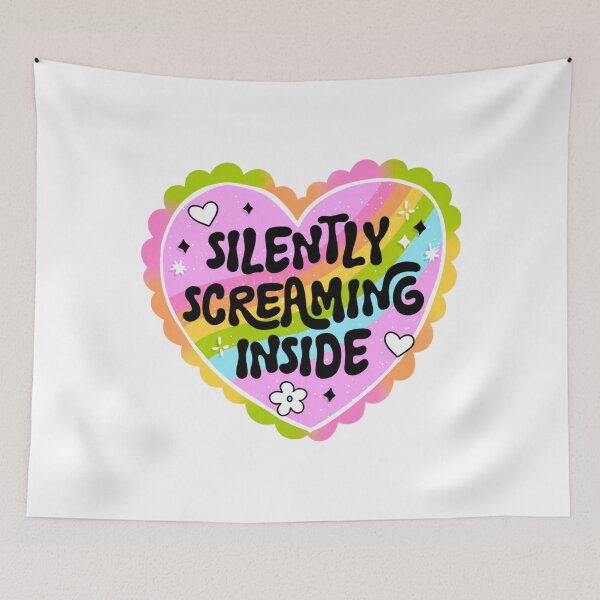 Item preview, Silently Screaming Inside Sarcasm Humor designed and sold by OMITTEROMINOUS.