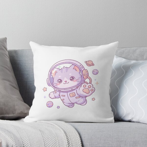 Item preview, Cute Astronaut Cat Floating in Space designed and sold by SKShorts1993.