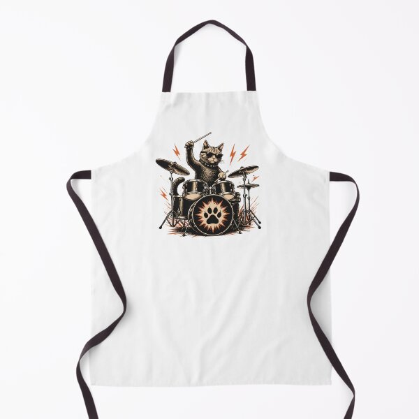 Item preview, Cat Playing Drums Sunglasses – Funny Drummer Cat Design designed and sold by CutieGalore.