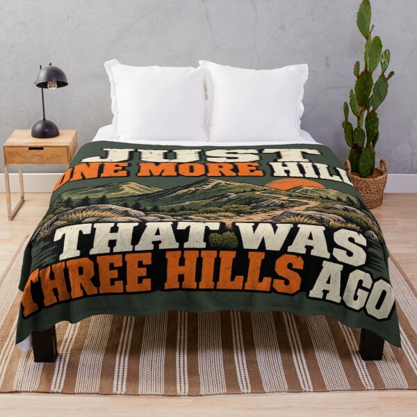 Item preview, Funny Bushwalking Hiking T-Shirt – Just One More Hill designed and sold by THREADACTED.