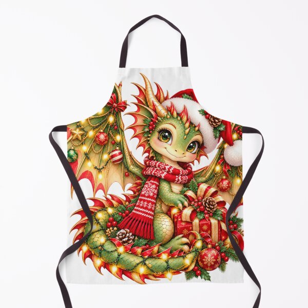 Item preview, Yuletide Dragon – Cute Christmas Fantasy designed and sold by Fun In The Sun .