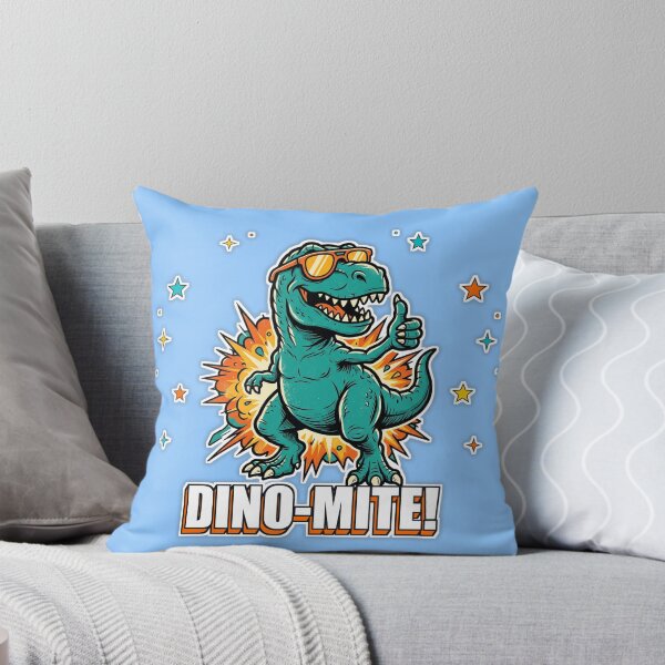 Item preview, Dino-Mite Cool Retro Sunglasses TRex Dinosaur Pop Art T-Shirt designed and sold by Giobb-Artwork.