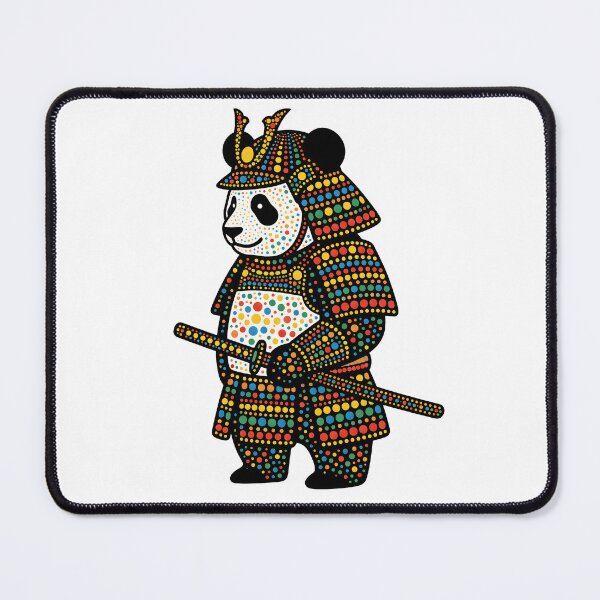 Item preview, Samurai Pointillism Illustration designed and sold by BareCanvasCompany.