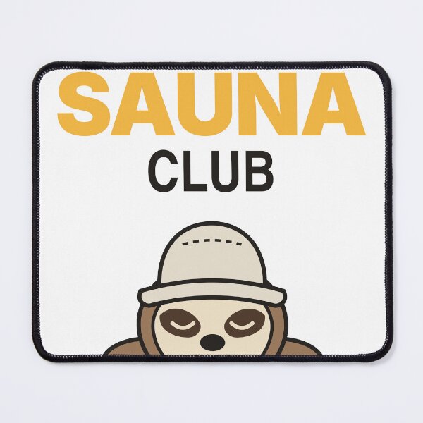 Item preview, Slow Sauna Club Sloth In Sauna Hat designed and sold by TeeHeeHeeStore.