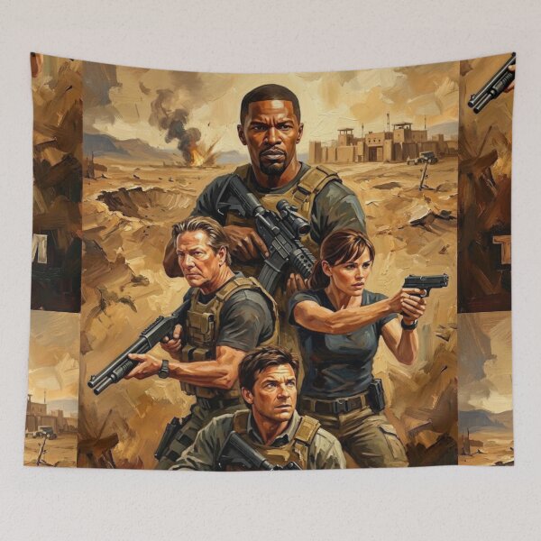 Item preview, Desert Counterterrorism FBI Squad The Kingdom Fine Art Tribute designed and sold by Art's Diner.