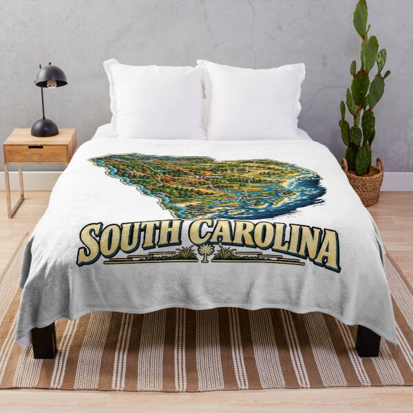 Item preview, Vintage South Carolina Travel Souvenir Landmark Gift designed and sold by MichaeIRellov.