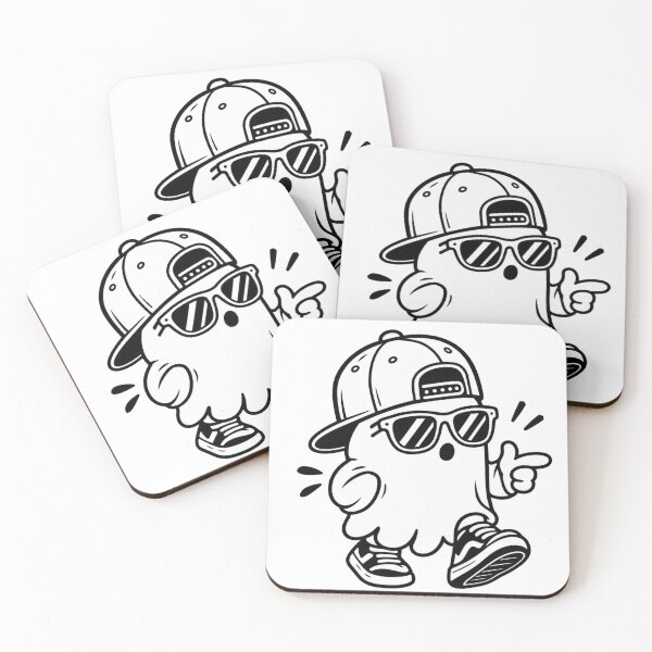 Item preview, Cool Ghost Walking with Snapback and Sneakers designed and sold by Nang Ranai.