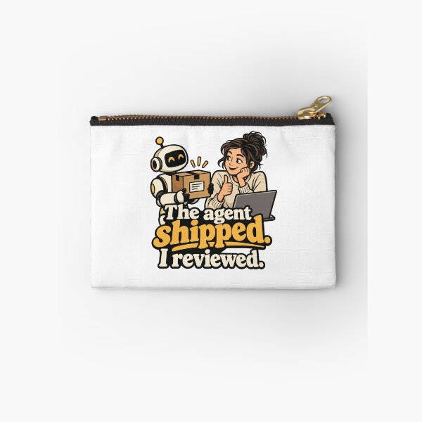 Item preview, The Agent Shipped, I Reviewed – Human-in-the-Loop Comic designed and sold by ThreadQuirk.