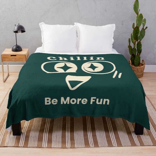 Item preview, Chillin Be More Fun Cute Starry Eyes Anime Aesthetic designed and sold by YasirHamidDesigns .