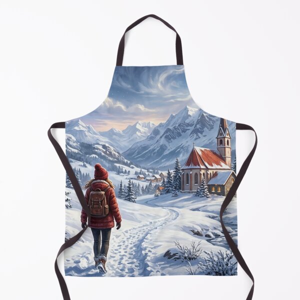 Item preview, The peaceful path of the winter hiker designed and sold by Sigtrix.