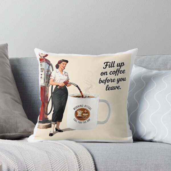 Item preview, Morning Ritual Coffee Fuel Retro Pinup designed and sold by Beehnah.