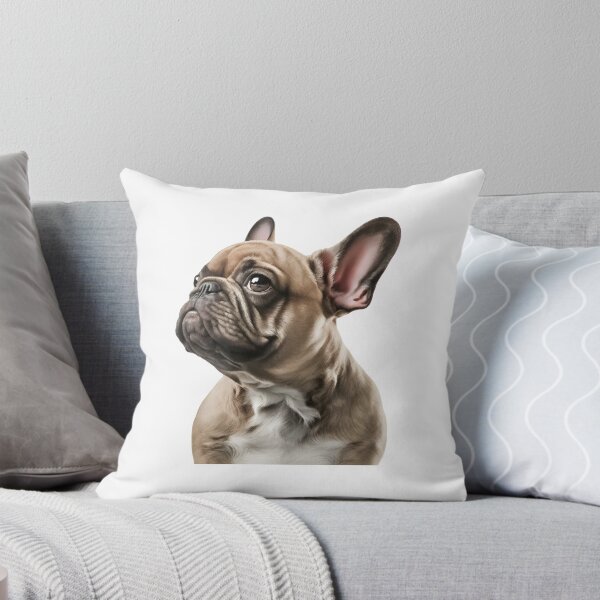 Item preview, Fawn French Bulldog Portrait designed and sold by OlyvieArt.