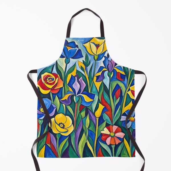 Item preview, Franz Marc Style Floral Dreamscape Garden Art designed and sold by Sybille-Yates.