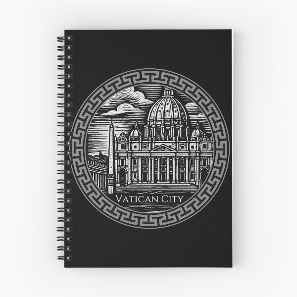 Item preview, Vatican City Vintage Woodcut Art designed and sold by Thistle-TShop.