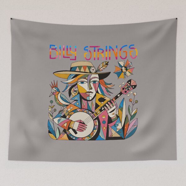 Item preview, Billy-Strings-Abstract-Psychedelic-Art-Design designed and sold by NadjaMundt.