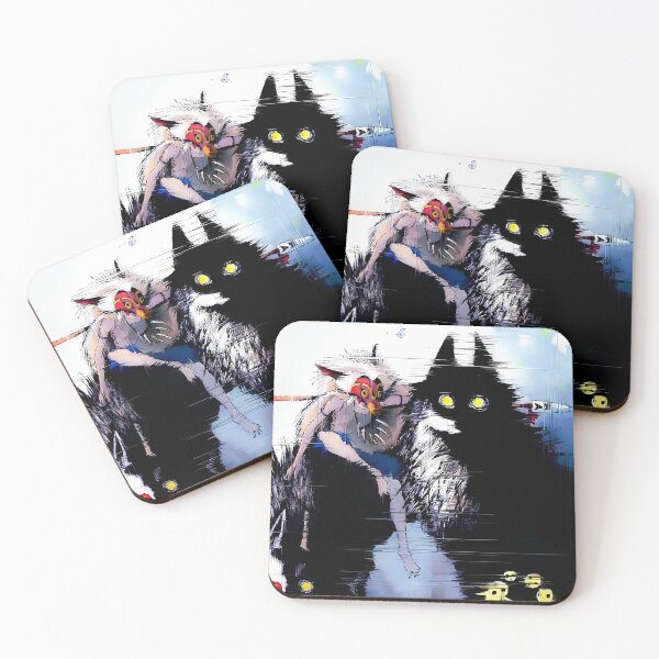 Item preview, scary wolf art girl [[themomonokes]] go -%[ghiblis]%- stay aways designed and sold by Hydraart13.