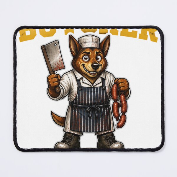 Item preview, Butcher Red Kelpie Talk Back And You're Mince designed and sold by RDMOption.