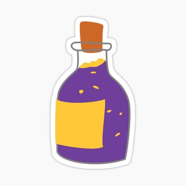 Bubbling Purple Potion Sticker