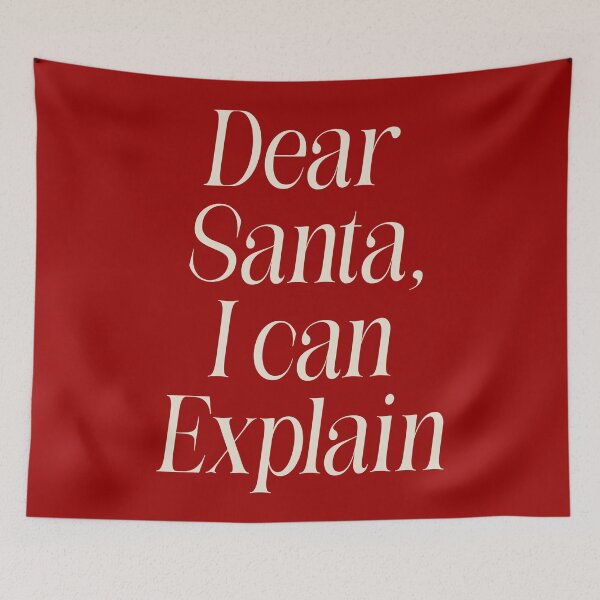 Item preview, Dear Santa I can explain funny christmas quote designed and sold by Paigaam.