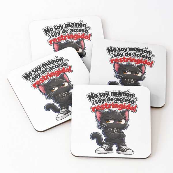 Item preview, Not Rude, Just Restricted Access | Grumpy Black Cat designed and sold by Hielo-y-Limon.