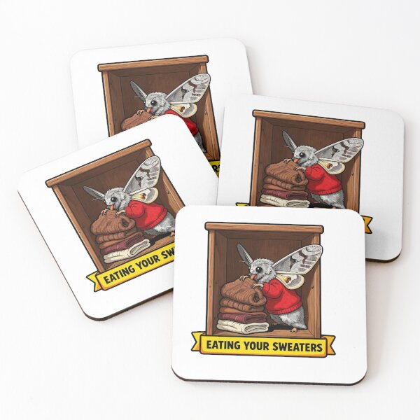 Item preview, Eating Your Sweaters - Introvert Moth Hiding Meme designed and sold by Arc2020.