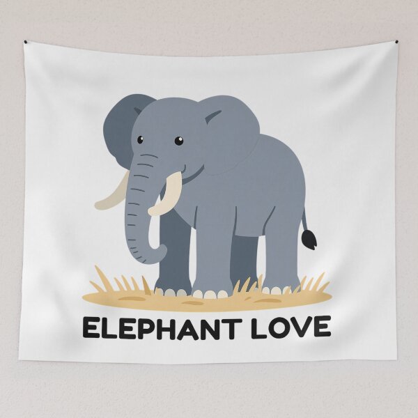 Item preview, Elephant Love - Cute Elephant Design designed and sold by walbayzon.