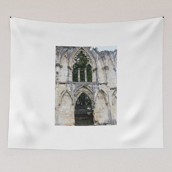 Item preview, William Etty's Tomb Framed by St Mary's Abbey Ruins designed and sold by Astute-Artio-Photography.