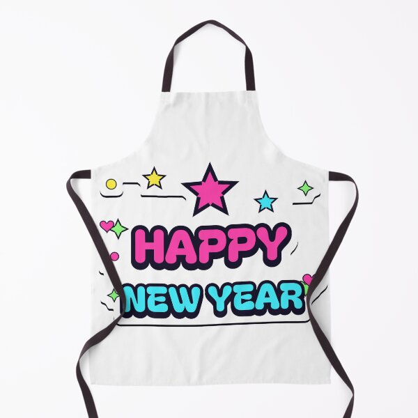 Item preview, Kawaii Neon Happy New Year Party Star Art designed and sold by trone86.
