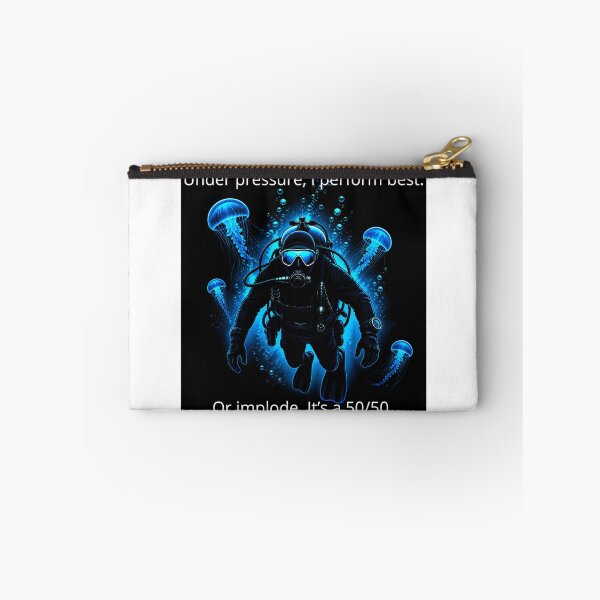 Item preview, Scuba Diving Under Pressure - Funny Deep Sea Implosion designed and sold by kris-kristoper.