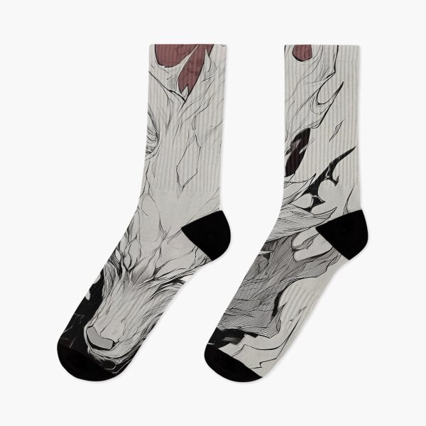 Item preview, White Wolf Under the Moon – Dark Fantasy Wolf Ink Art designed and sold by Dyan4.