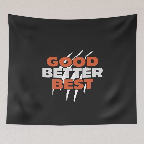 Item preview, Good Better Best Orange Claw Marks designed and sold by mareix.