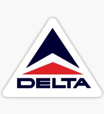 Vintage Delta Airlines Sticker
