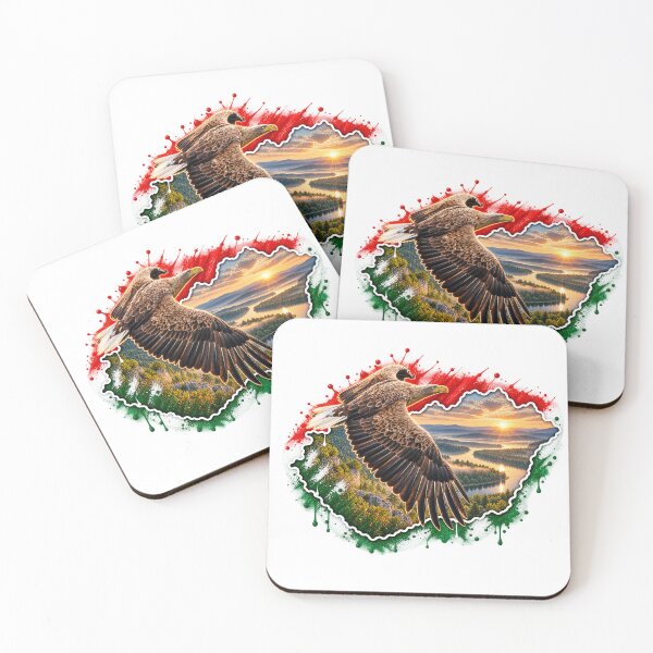 Item preview, White-Tailed Eagle Soaring Over Wild Hungary designed and sold by Medve Photography & Design.