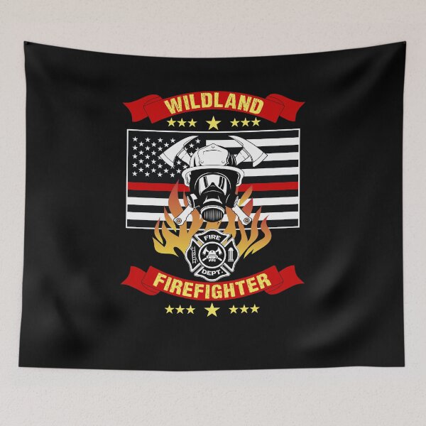 Item preview, Wildland Firefighter Hero Thin Red Line Smokejumper Gift designed and sold by Basti09.