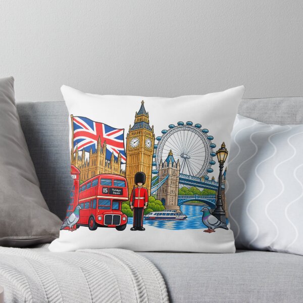 Item preview, London ,Tower Bridge  soldier eye bus telephone box pigeons designed and sold by JamesDunican.