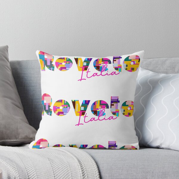 Item preview, Roveto, Gualdo Tadino, Italy, Italia, colorful typography design for travellers designed and sold by Wanderful-roads.