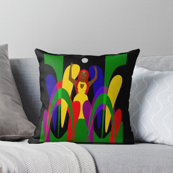 Item preview, Vibrant Woman in Abstract Landscape designed and sold by Elaine M Hayward .