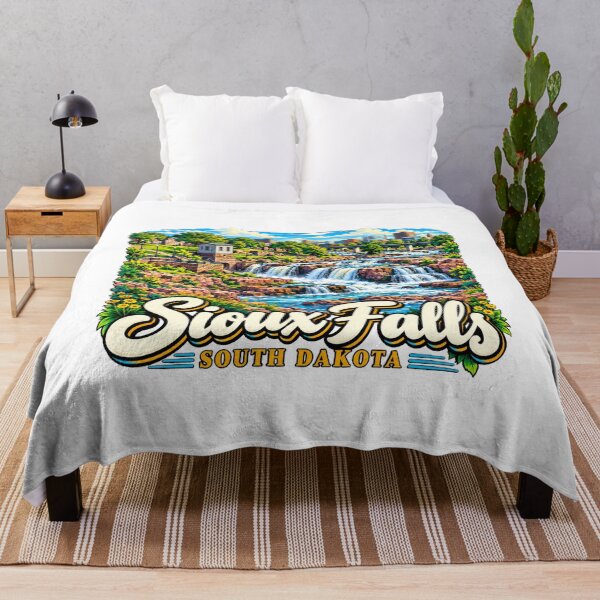 Item preview, Hand Drawn Sioux Falls South Dakota Travel Souvenir Landmark Gift designed and sold by MichaeIRellov.