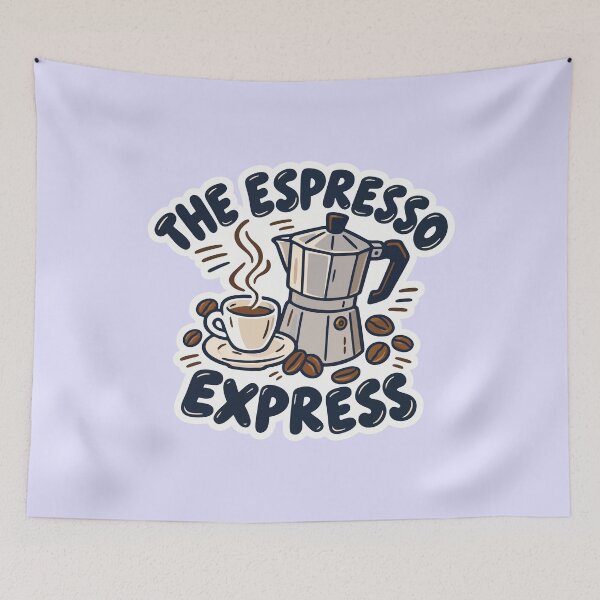 Item preview, The Espresso Express Funny Caffeine Booster designed and sold by fadilow.