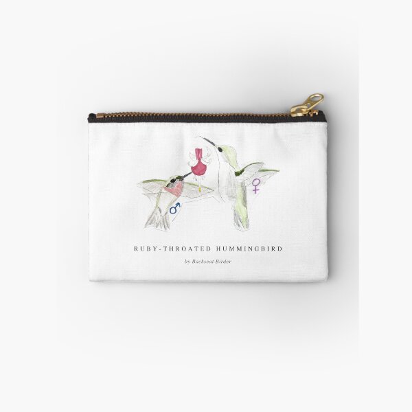 Item preview, Ruby-Throated Humming Bird - Hand Drawn Bird Art by A Child Artist designed and sold by Backseat Birder.