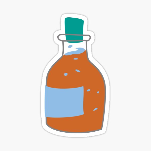 Bubbling Orange Potion Sticker