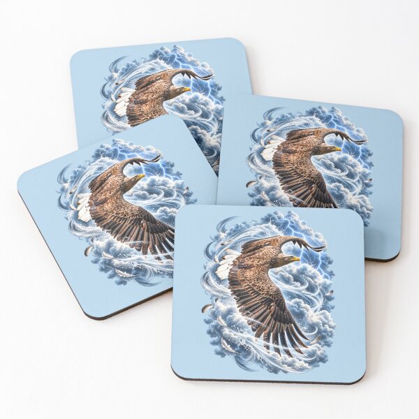 Item preview, White-Tailed Eagle Soaring Through the Storm designed and sold by Medve Photography & Design.