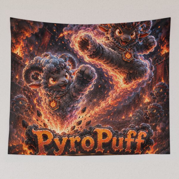 Item preview, Pyro Puff | PokeSheep Sheepism Parody designed and sold by Thpoar.