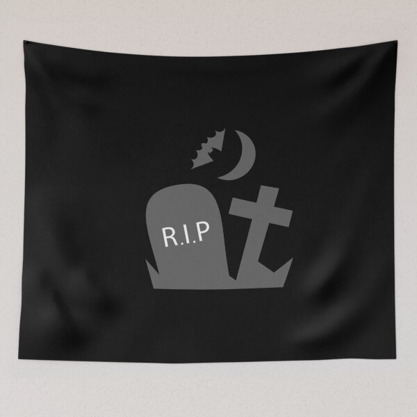Item preview, RIP Tombstone Halloween Design – Spooky Grave Gothic Horror Art designed and sold by BE-A-BRAND-.