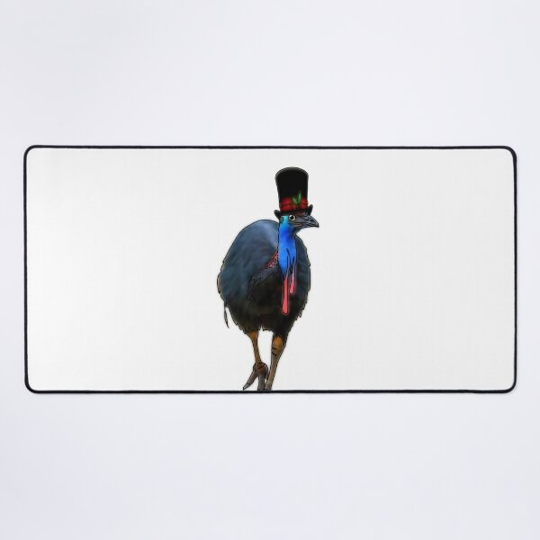 Item preview, Tea the Southern Cassowary in snowman hat – animalzinhats designed and sold by Ashley’sAnimalz.