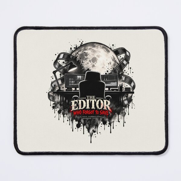 Item preview, The Editor Who Forgot to Save – Post Production Horror | Halloween Editor Humour designed and sold by jkleditor.