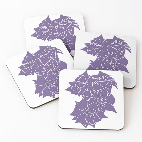 Item preview, Purple Floral Minimalist Illustration designed and sold by karlynsolari.