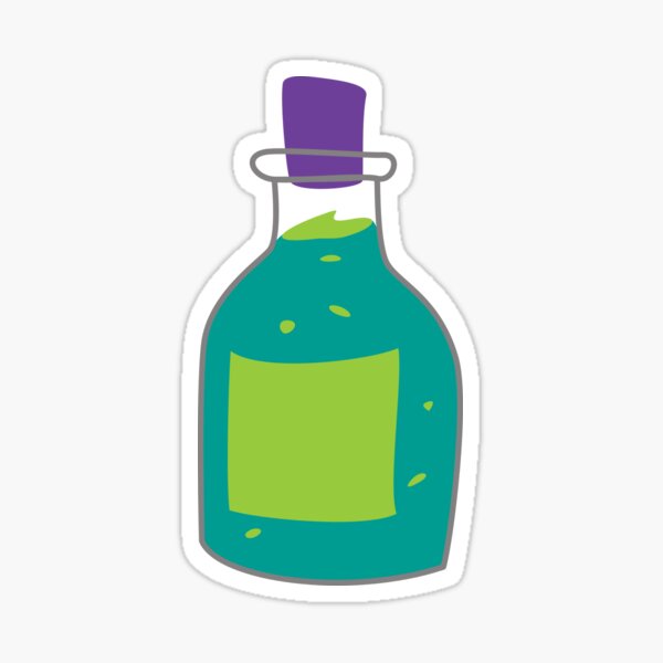 Bubbling Green Potion Sticker