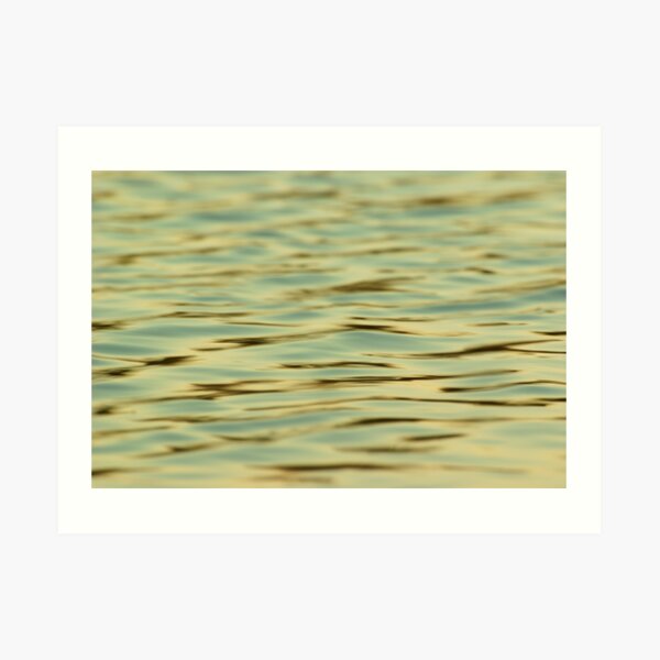 melted gold Art Print